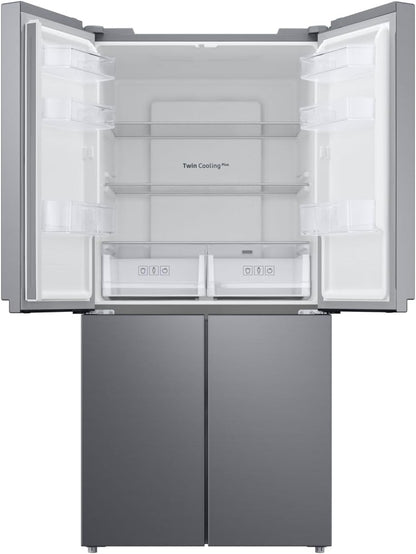 Réfrigérateur Quatre Portes Slim RF48A400EM9/EF, Total No Frost, Twin Cooling Plus, Moteur Digital Inverter Garanti 20 Ans, 488 L, Lxaxp: 83,3 X 179,3 X 74 Cm, Inox