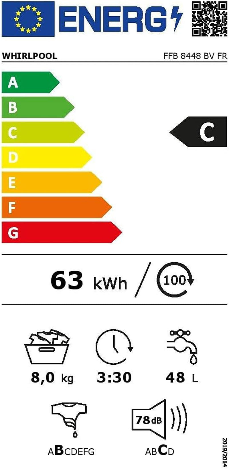 WHIRLPOOL FFB8448BVFR