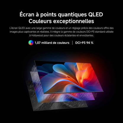 XIAOMI TV F Pro 75, 190 Cm (75 Pouces), 4K UHD QLED, Smart TV, Fire OS8, Contrôle Vocal Alexa, HDR10+, 60Hz Avec 120Hz Game Boost Mode, MEMC, 2Go+32Go, Compatible Avec Apple Airplay