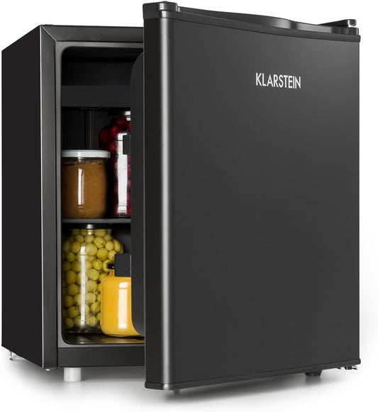 Mini Frigo De Chambre Pour Boissons, Petit Frigo Silencieux, Mini Bar Intérieur, Bières, Petit Refrigerateur Camping, Bureau, Bac À Glacons, Dégivrage Manuel, Frigo Cosmetique, 0-10°C, 46L