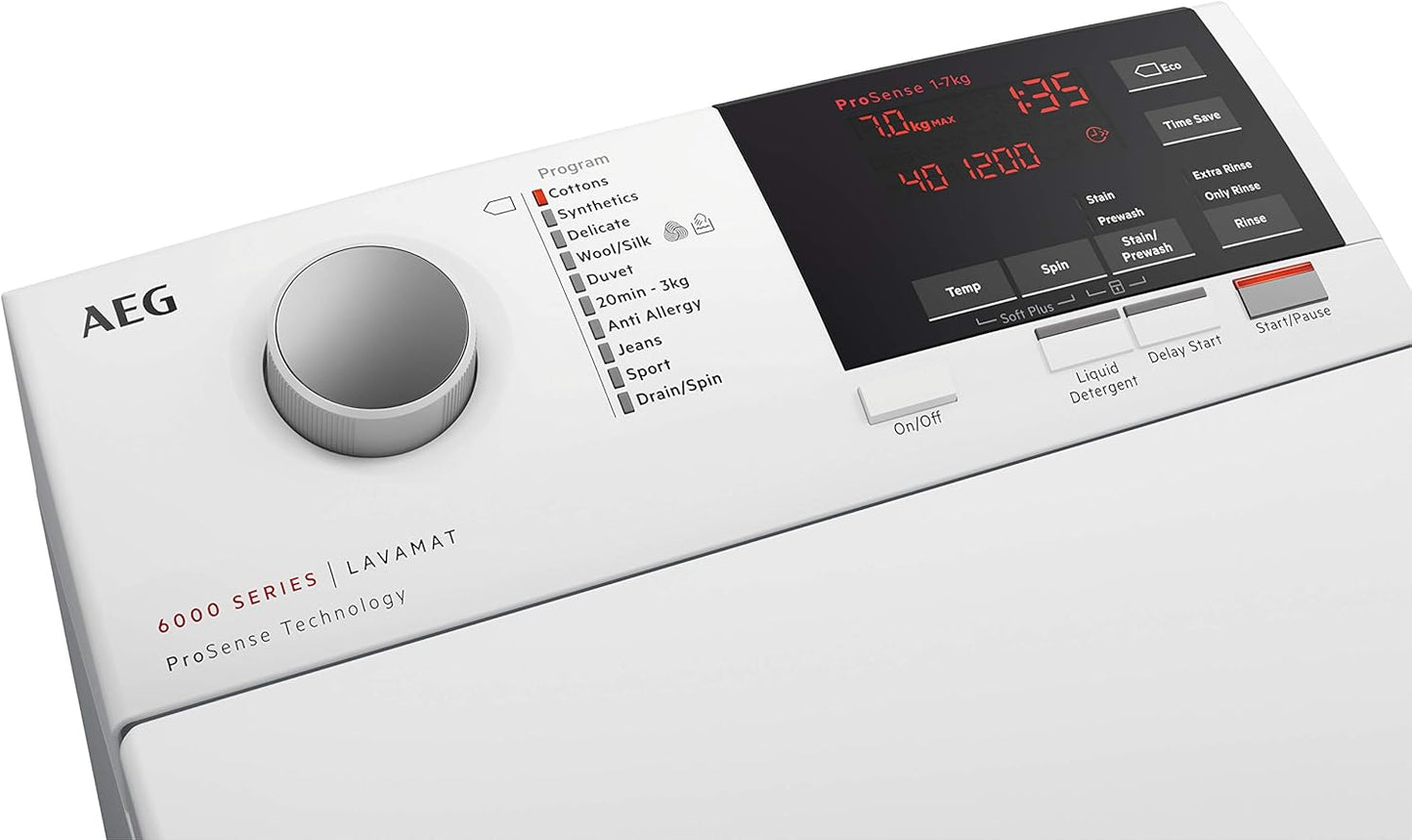 L6TBG623 Machine À Laver Charge Par Dessus 6 KG