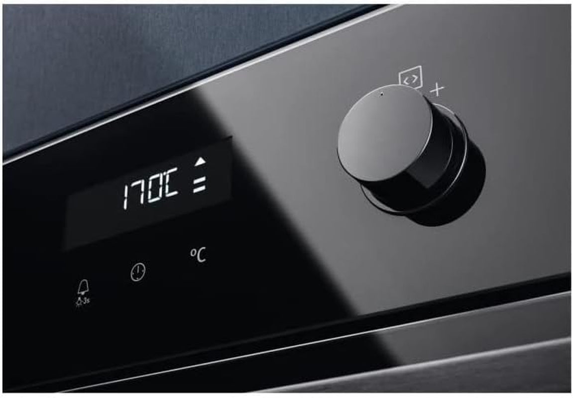 EOF6P40Z INTUIT - Four Électrique Encastrable - Chaleur Pulsée - 72L - Pyrolyse - A+ - Écran LCD - Porte Froide
