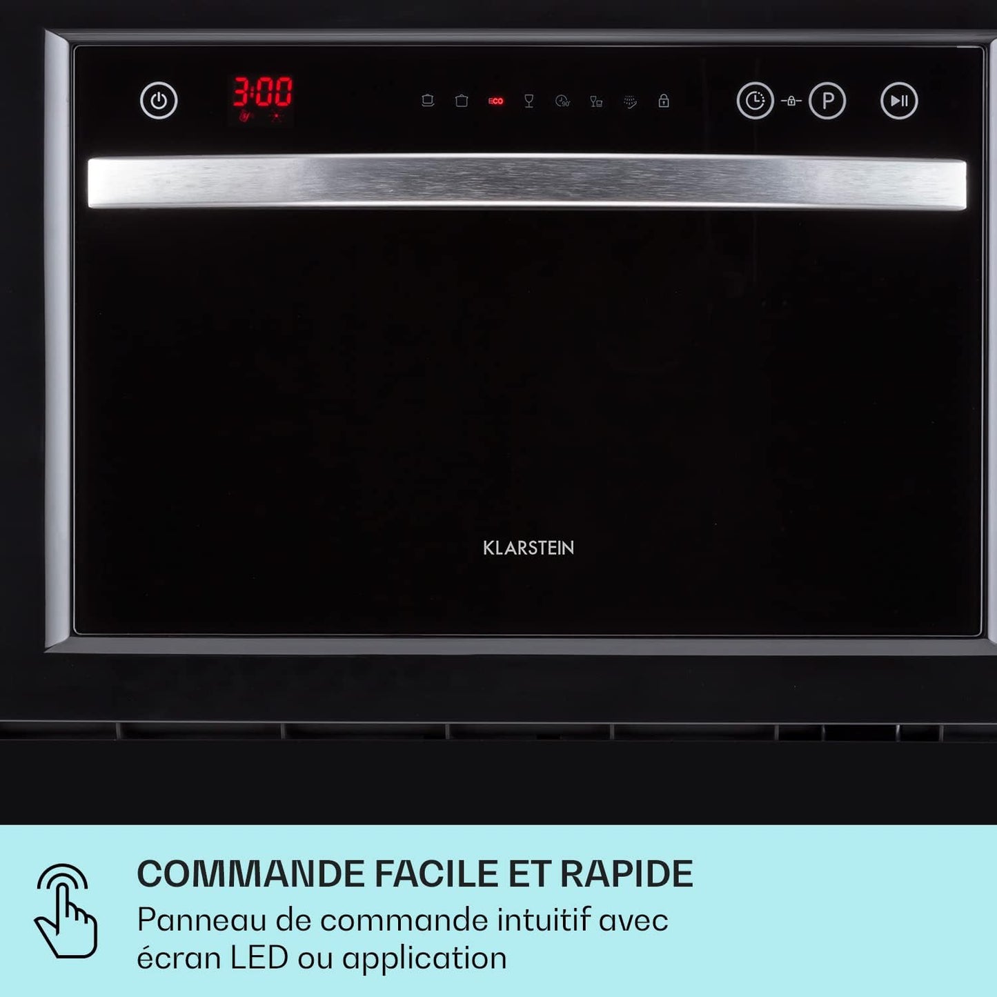 Mini Lave-Vaisselle De Table Compact De 6 Couvert, Silencieux, 7 Programmes De Lavage, Portable, Facile À Installer Pour Maison, Bureau