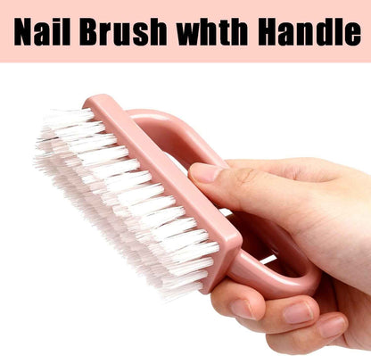 3 Pièces Brosse À Ongles, Poignée En Plastique Outil De Brosse De Nettoyage Des Ongles, Brosse a Ongles Main Pour Nettoyage Les Ongles Quotidien, Pinceau Nail Art(Pink) | Brosse a Ongles Main Pour Nettoyage Les Ongles Quotidien, Pinceau Nail Art(Pink)