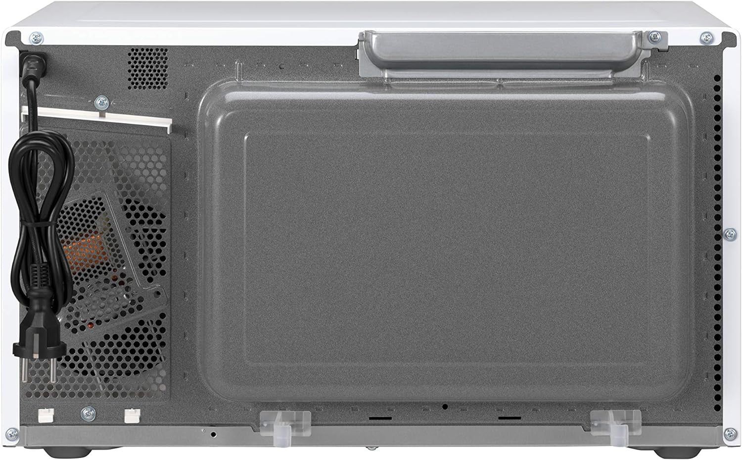 NN-GT45KWSUG Four Micro-Ondes Gril Et Plateau Tournant En Verre, 31L, 1000W, Technologie Inverter, 24 Programmes Auto, Décongélation, 7 Niveaux De Puissance, Minuterie, Affichage LED, Blanc