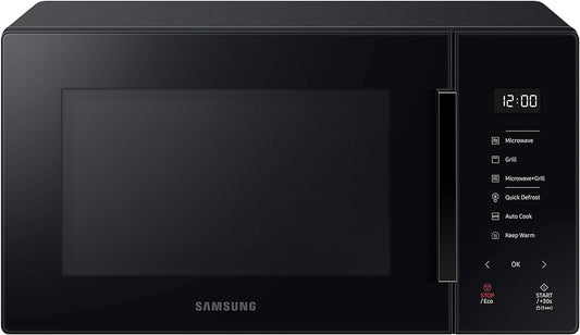 MG23T5018AK Four À Micro-Ondes, 23 L, 1100 W, Cuisson Automatique Et Home Dessert, Design Verre, Noir