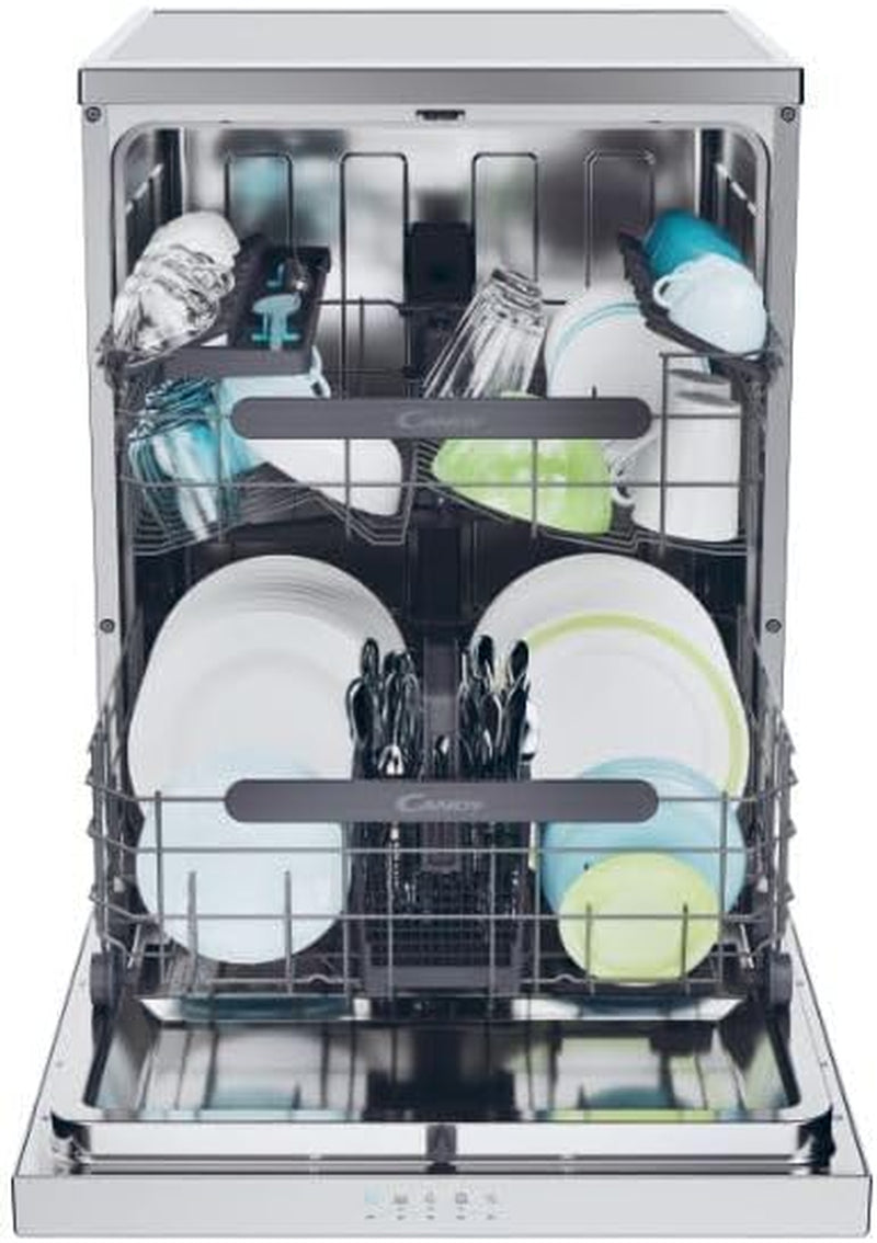 CF 4E7L0A, Lave-Vaisselle, Pose Libre, Rapido, 60Cm, 14 Couverts, LED, 47 Db, Anthracite