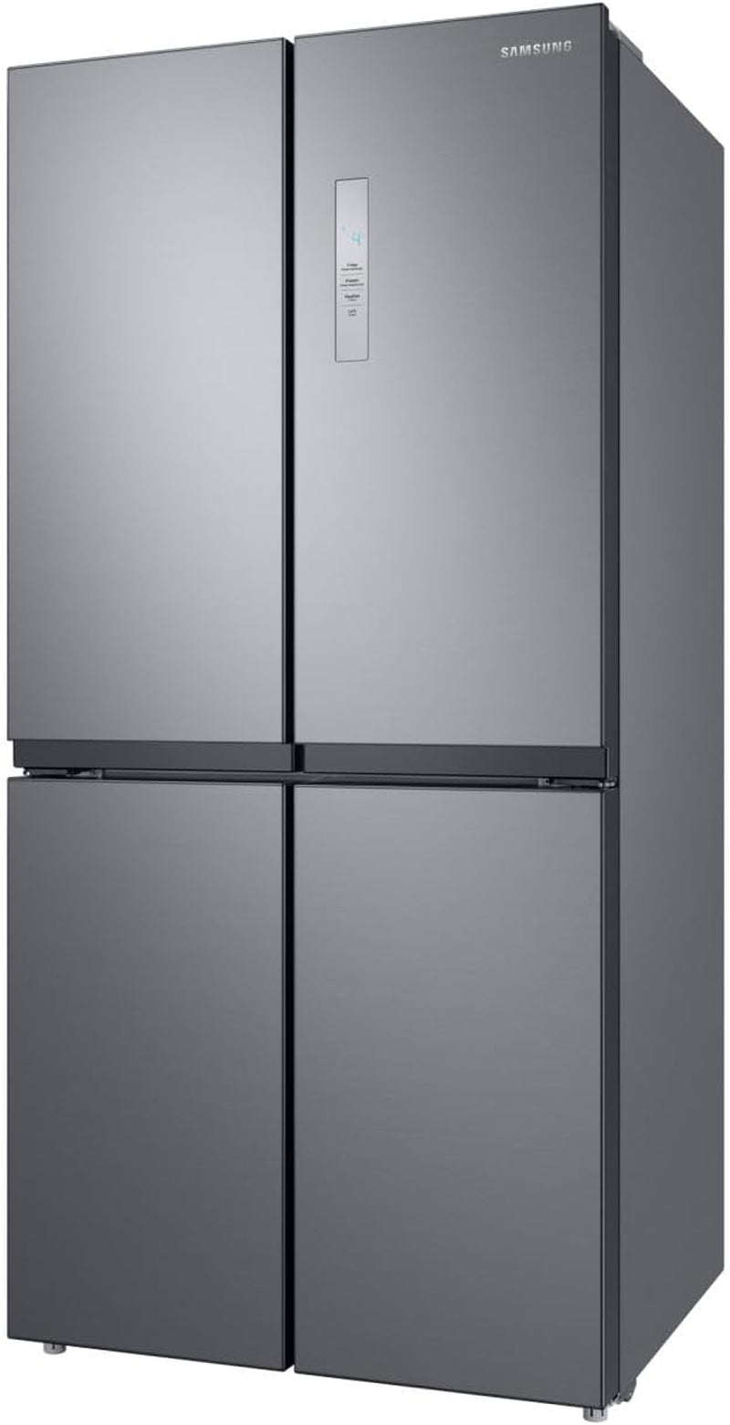 Réfrigérateur Quatre Portes Slim RF48A400EM9/EF, Total No Frost, Twin Cooling Plus, Moteur Digital Inverter Garanti 20 Ans, 488 L, Lxaxp: 83,3 X 179,3 X 74 Cm, Inox