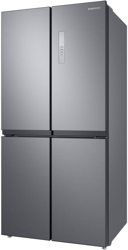 Réfrigérateur Quatre Portes Slim RF48A400EM9/EF, Total No Frost, Twin Cooling Plus, Moteur Digital Inverter Garanti 20 Ans, 488 L, Lxaxp: 83,3 X 179,3 X 74 Cm, Inox