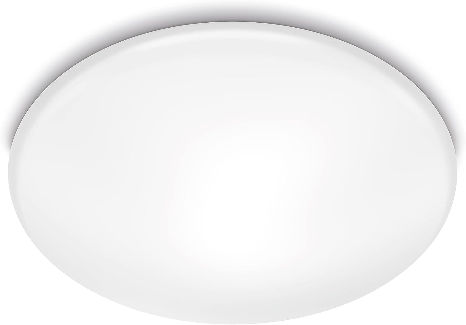 Lighting Plafonnier LED Shan 12W Avec Détecteur De Mouvement, Éclairage Blanc Froid 4000K, Blanc