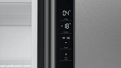 KFN96VPEA - Série 4 Réfrigérateur Multi-Portes Congélateur En Bas - 605 L - 183 X 91 (H X L) - Inox anti Trace De Doigts