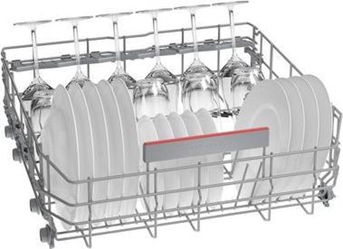 SMI6ZCS00E Série 6 Lave-Vaisselle Intelligent, Intégré, Largeur 60 Cm, Tiroir À Couverts, Fabriqué En Allemagne, Programme Silence, Particulièrement Silencieux, Panier Supérieur Rackmatic