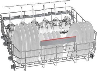 SMI6ZCS00E Série 6 Lave-Vaisselle Intelligent, Intégré, Largeur 60 Cm, Tiroir À Couverts, Fabriqué En Allemagne, Programme Silence, Particulièrement Silencieux, Panier Supérieur Rackmatic
