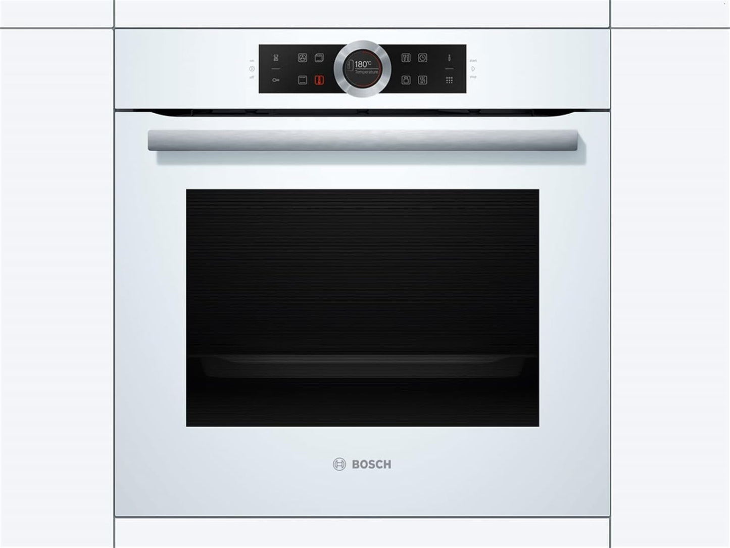 HBG675BB1 Série 8 Four Électrique À Encastrer/A / 71 L/Noir/Air Chaud plus 4D Weiß