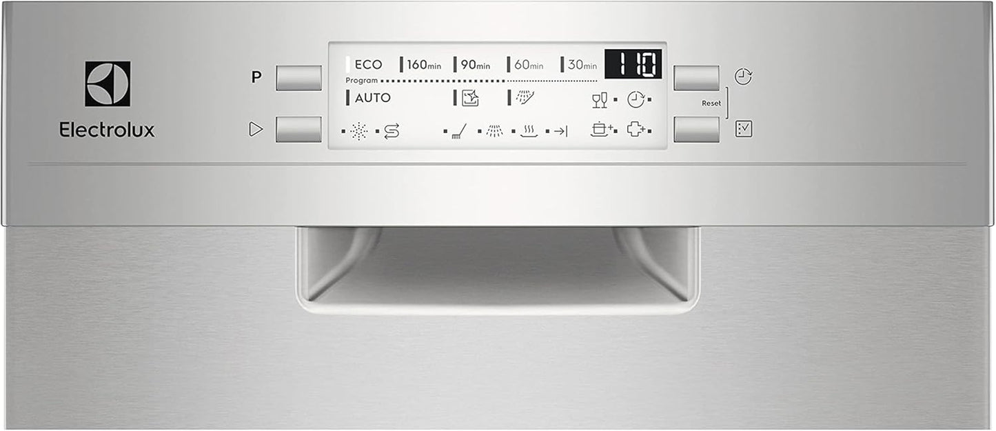 ESS42200SX Lave-Vaisselle, 45 Cm, 9 Couverts, 47 Decibel, Inox