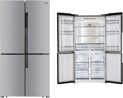 Réfrigérateur Américain Cross Door CC83833S A+ Silver Total No Frost – 83,6 Cm Largeur