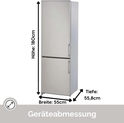 PKM Kühl Gefrierkombination Höhe 180Cm X Breite 56Cm Inox KG249.4A++IX