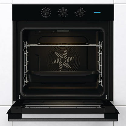Hisense BI64111AB Four Multifonction Thermoventilé, Cavité XXL 77 Litres, 12 Fonctions De Cuisson, Nettoyage D'Eau Propre, Classe A, Préchauffage Rapide, Fonction Pizza 300 °C, Air Fry
