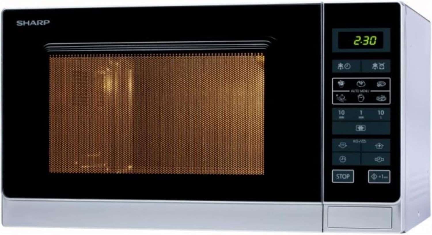 R-342INW Micro-Ondes Solo 25 Litres - Argent