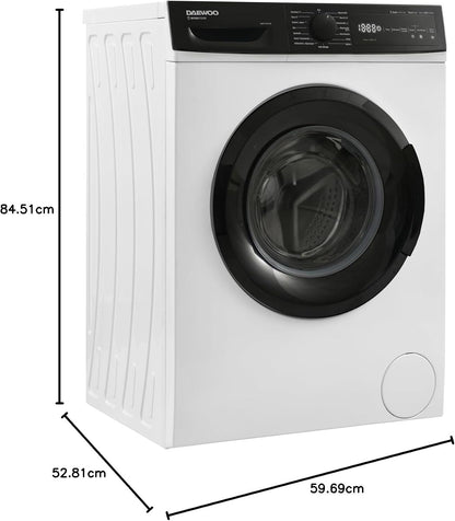 WM814TTWA1DE Machine À Laver À Chargement Frontal 8 Kg Blanc/Noir