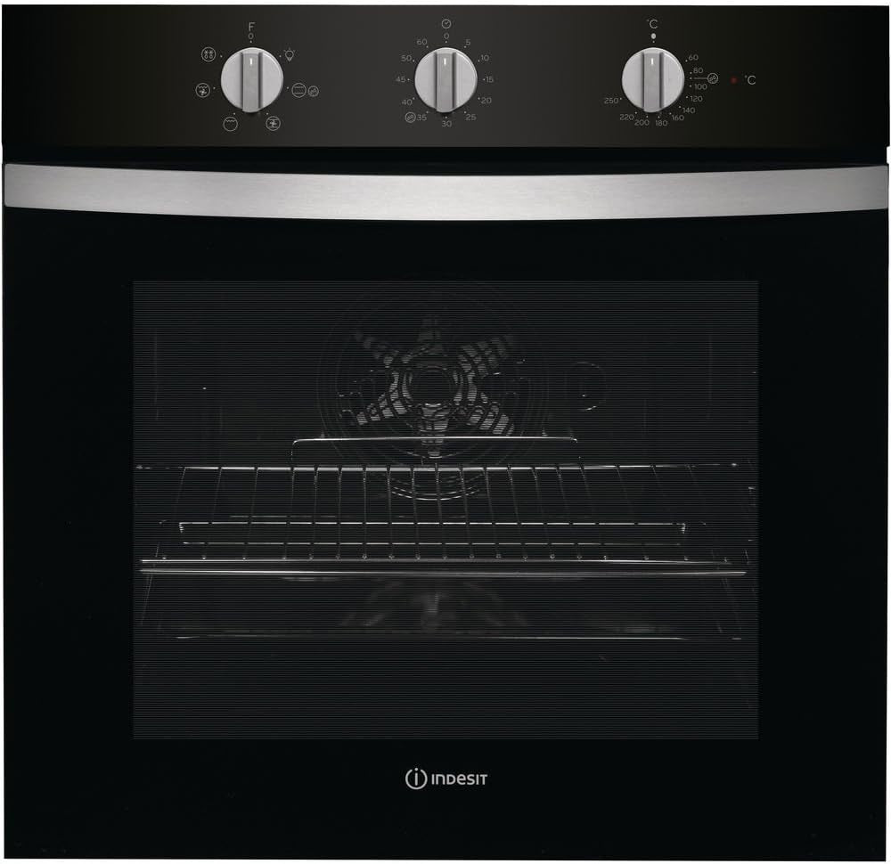 Indesit IFW 4534 H BL Four 2750 W, 71 Litres, Métal, Noir