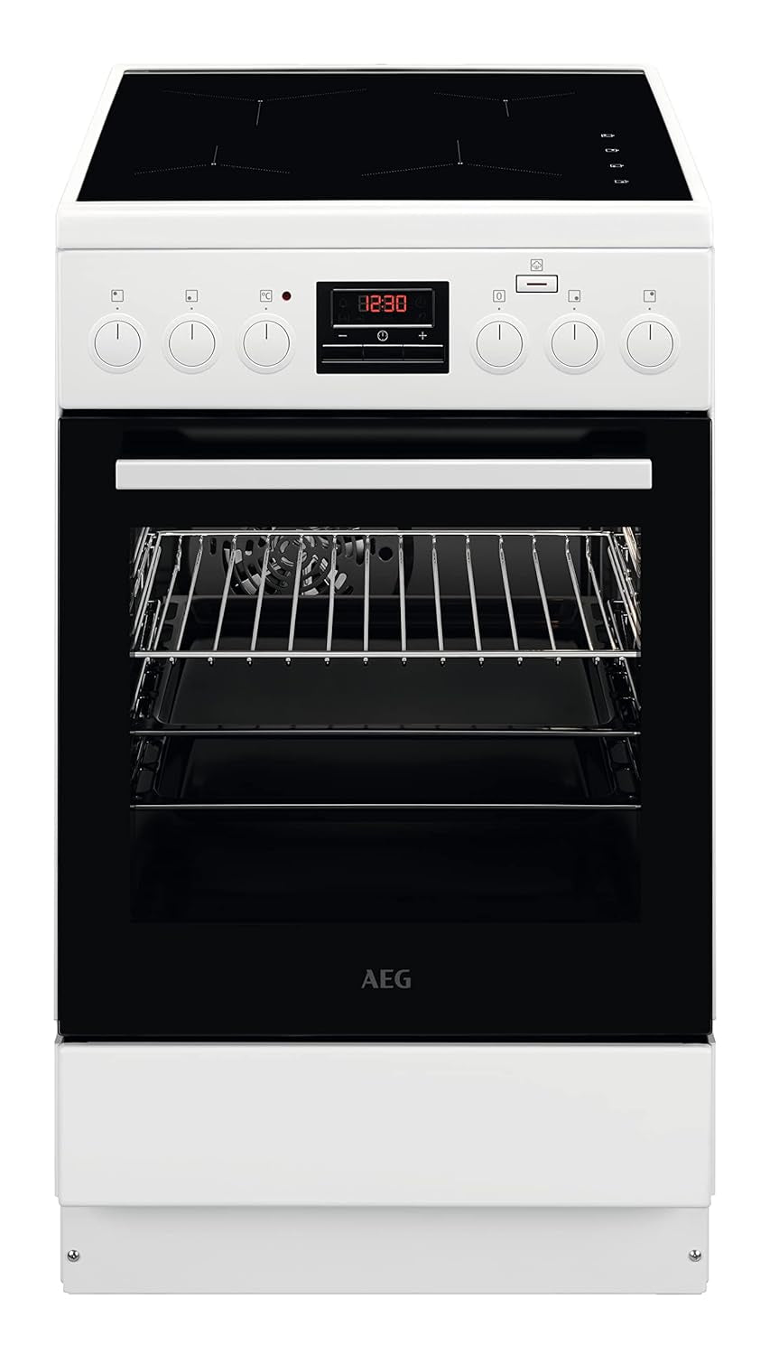Réchaud Sur Socle  CIB56484BW De 50 Cm Avec Plaque À Induction/Four À Vapeur, Classe A