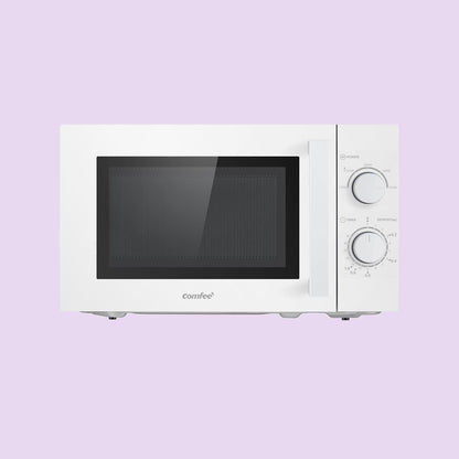 CMSN 20 Wh Micro-Ondes, 5 Niveaux De Puissance, Éclairage Intérieur, Dégivrage Facile, Easy Degivrage, Plateau Rotatif À 360 °, 20 L/700 W, Mécanique, Blanc