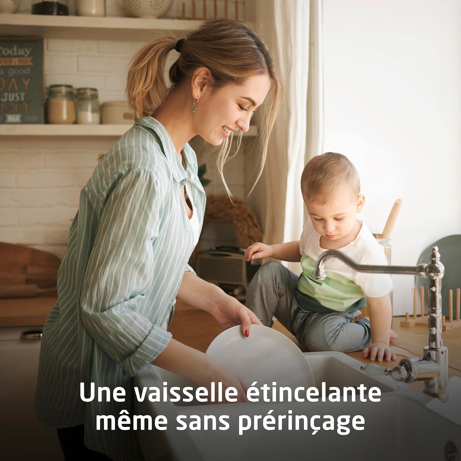 Pastilles Lave-Vaisselle Classic, 160 Tablettes, Efficace Même Pendant Les Cycles Courts Et À Basse Température, Produit Fabriqué En France