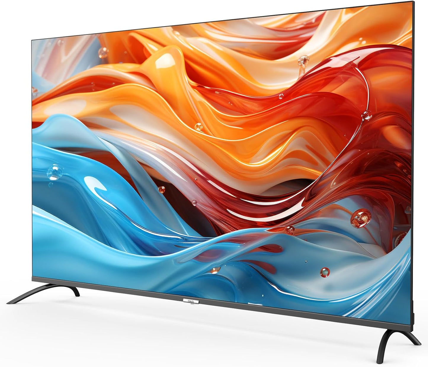 TV Intelligente U50QM8G 50 Pouces, UHD QLED HDR, Sans Cadre Et Métallique, Google TV, Dolby Audio, Syntoniseur Triple, Wi-Fi 2,4G/5G, Google Assistant, HDMI 2.1, USB2.0, Modèle 2023 Noir