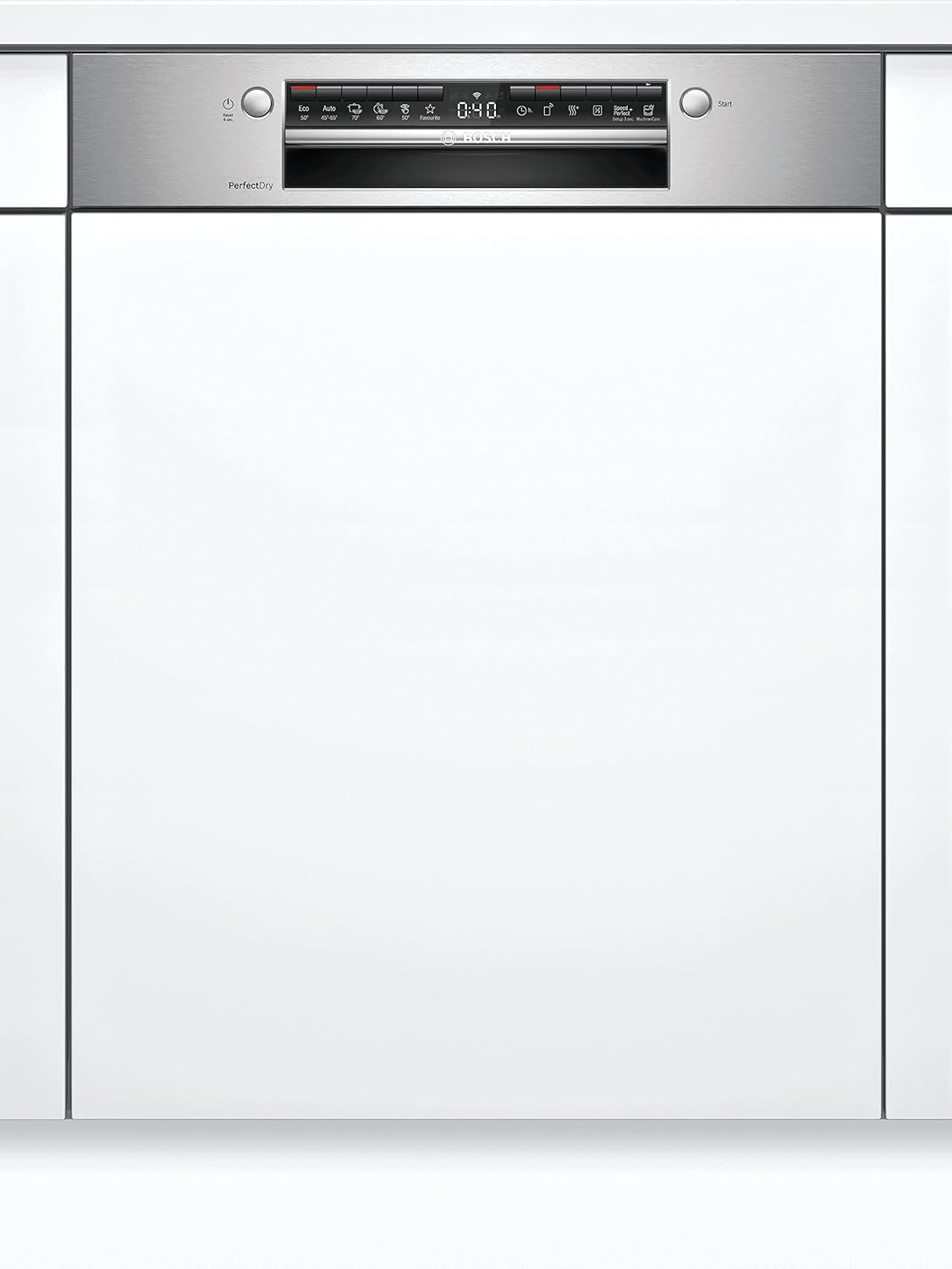 Electroménager SMI6TCS00E - Lave-Vaisselle Encastrable - 60 Cm - Home Connect - 12 Couverts - Efficacité a - Metallic