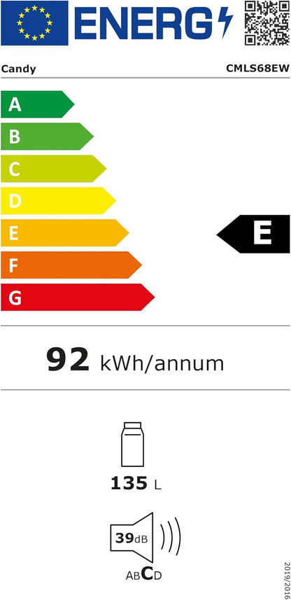 Réfrigérateur Encastrable -  - CMLS68EW - Classe E - 135 L - 39 Db - Blanc