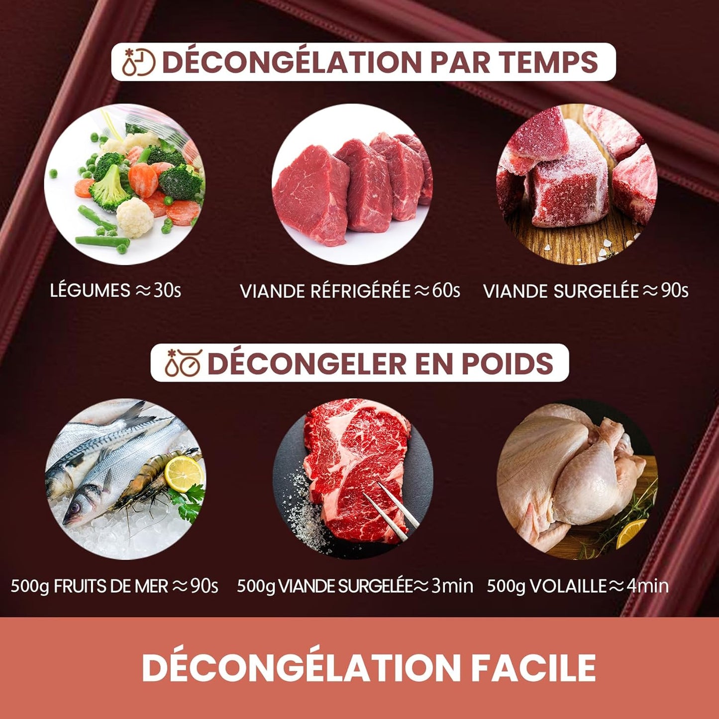 ' Micro-Ondes Rétro CMSRO 20Di Rd Avec 8 Renus Rutomatiques, 5 Niveaux De Puissance De Cuisson, Bouton De Cuisson Express, 20 L, 800 W, Rouge Passion