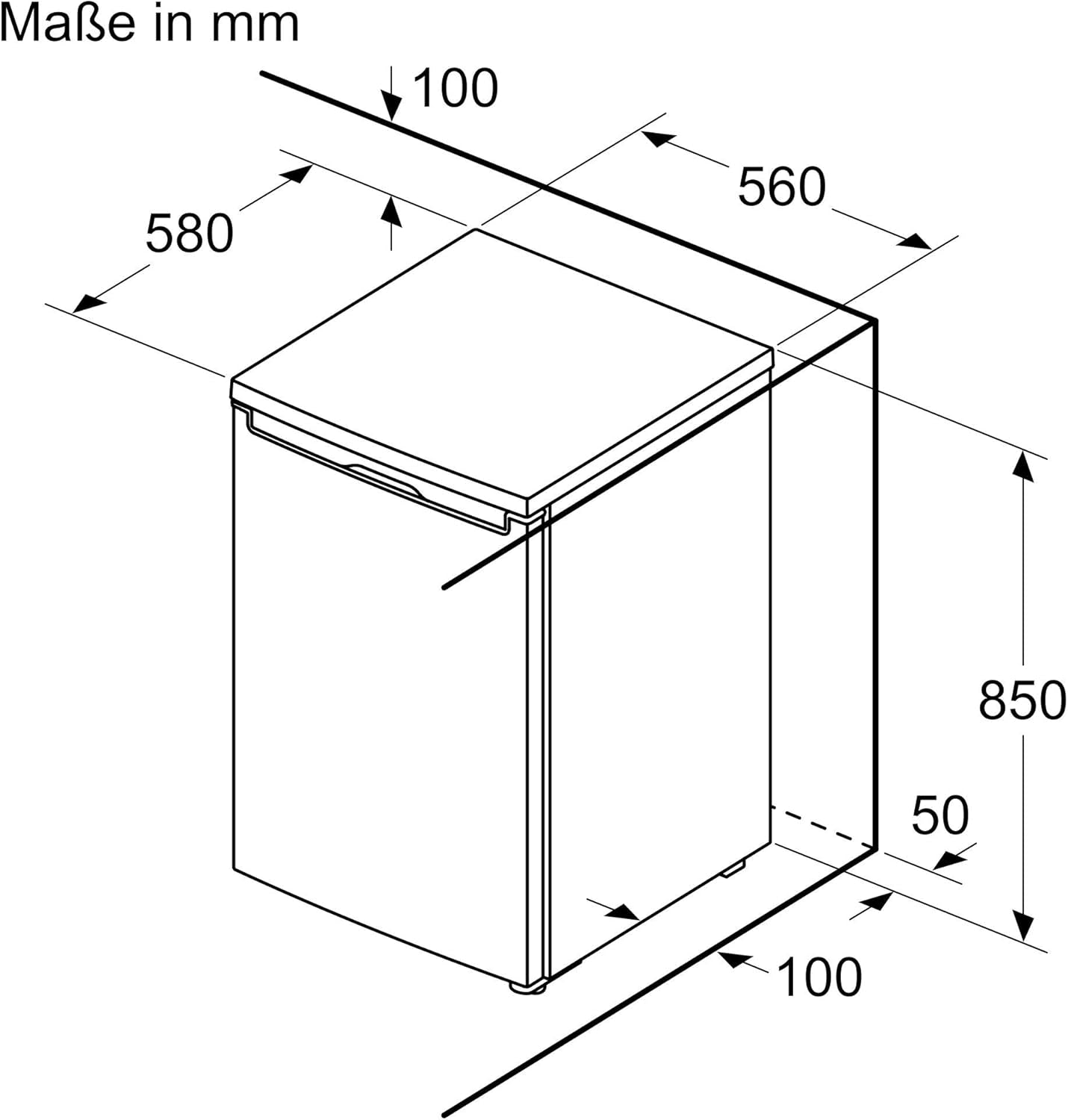 R�FRIG�RATEUR TABLE-TOP 106+14L CLASSE E BLANC