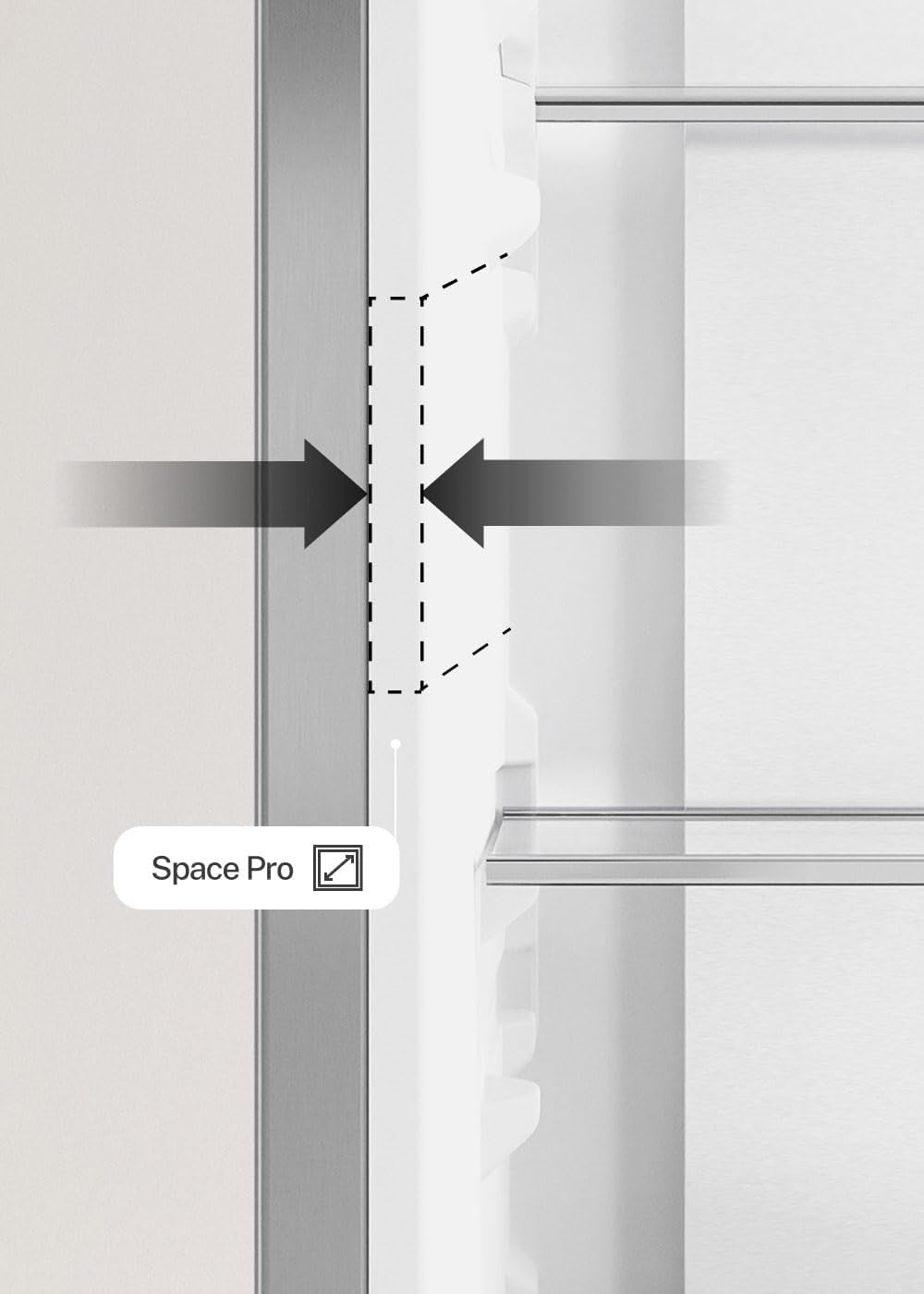 / FRIDGE STUDIO FRENCH DOOR PRO 509 / Réfrigérateur Style French Door 509L Inox / 83,3 X 63,5 X 191,2 Cm/No Frost, Space Pro, Care+, Commande Tactile Électronique, 160W