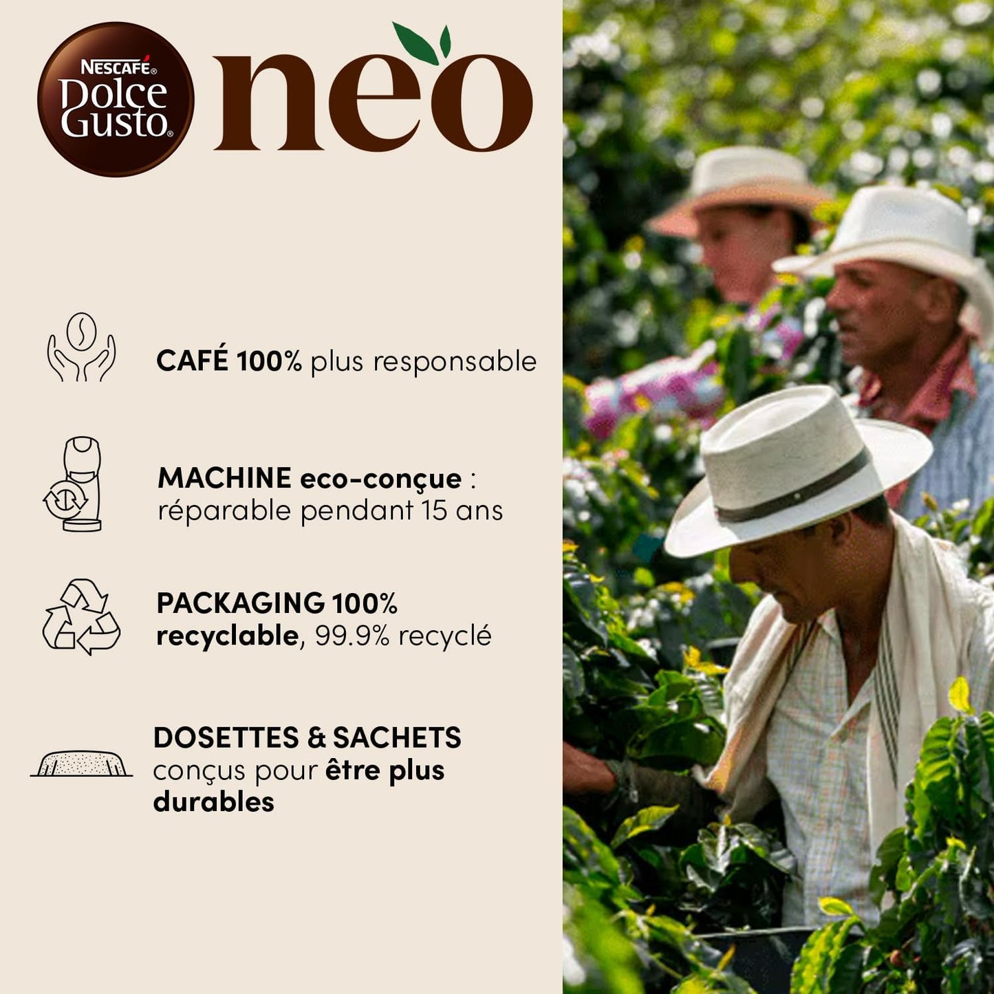 Lungo, 72 Dosettes De Café, 6 X 12 | Dosettes Compostables , Compatibles Uniquement Avec Les Machines NDG NEO , Extraction Haute Pression Equilibrée