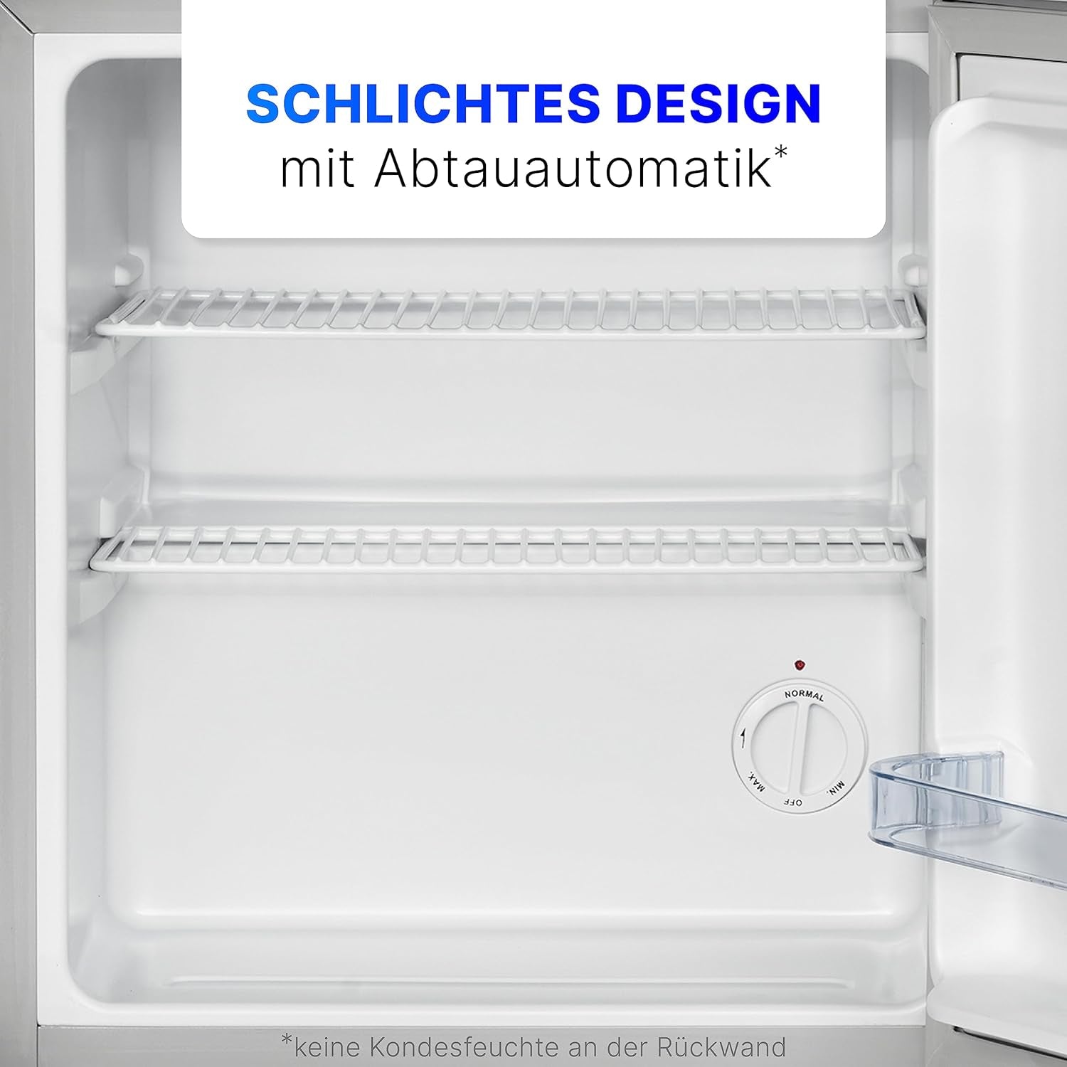 Bomann, Mini-Réfrigérateur, 42L, 2 Étagères Grillagées, KB7346, Inox
