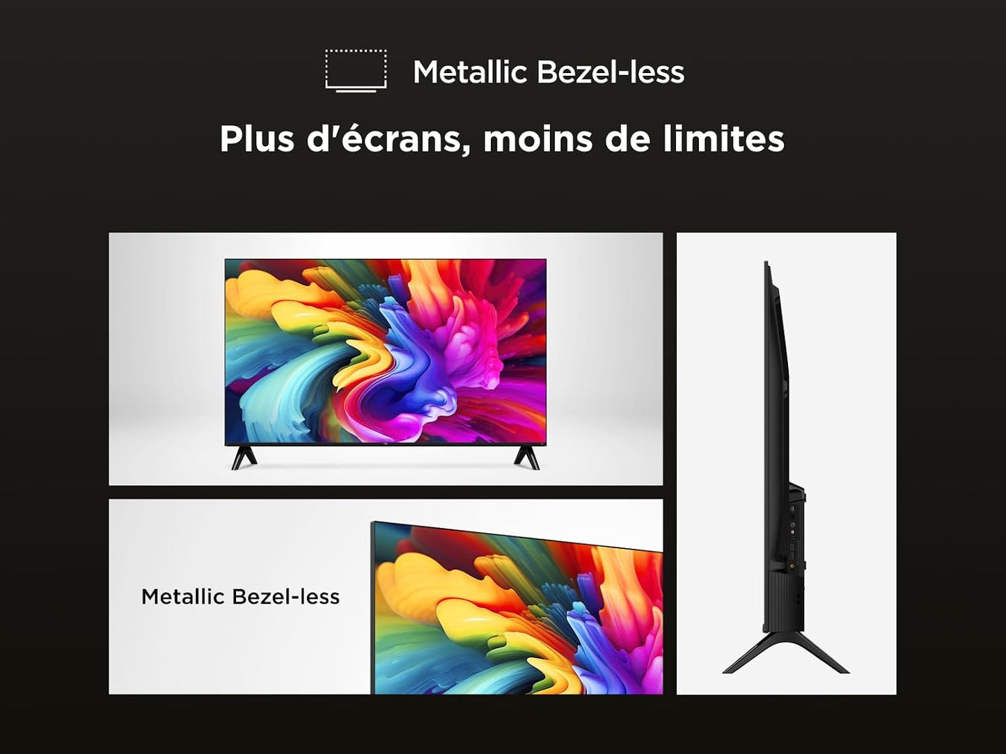 TCL 43SF560 43 Pouces Full HD Smart QLED Direct LED SF560 Avec Fire TV Et Télécommande Vocale Alexa