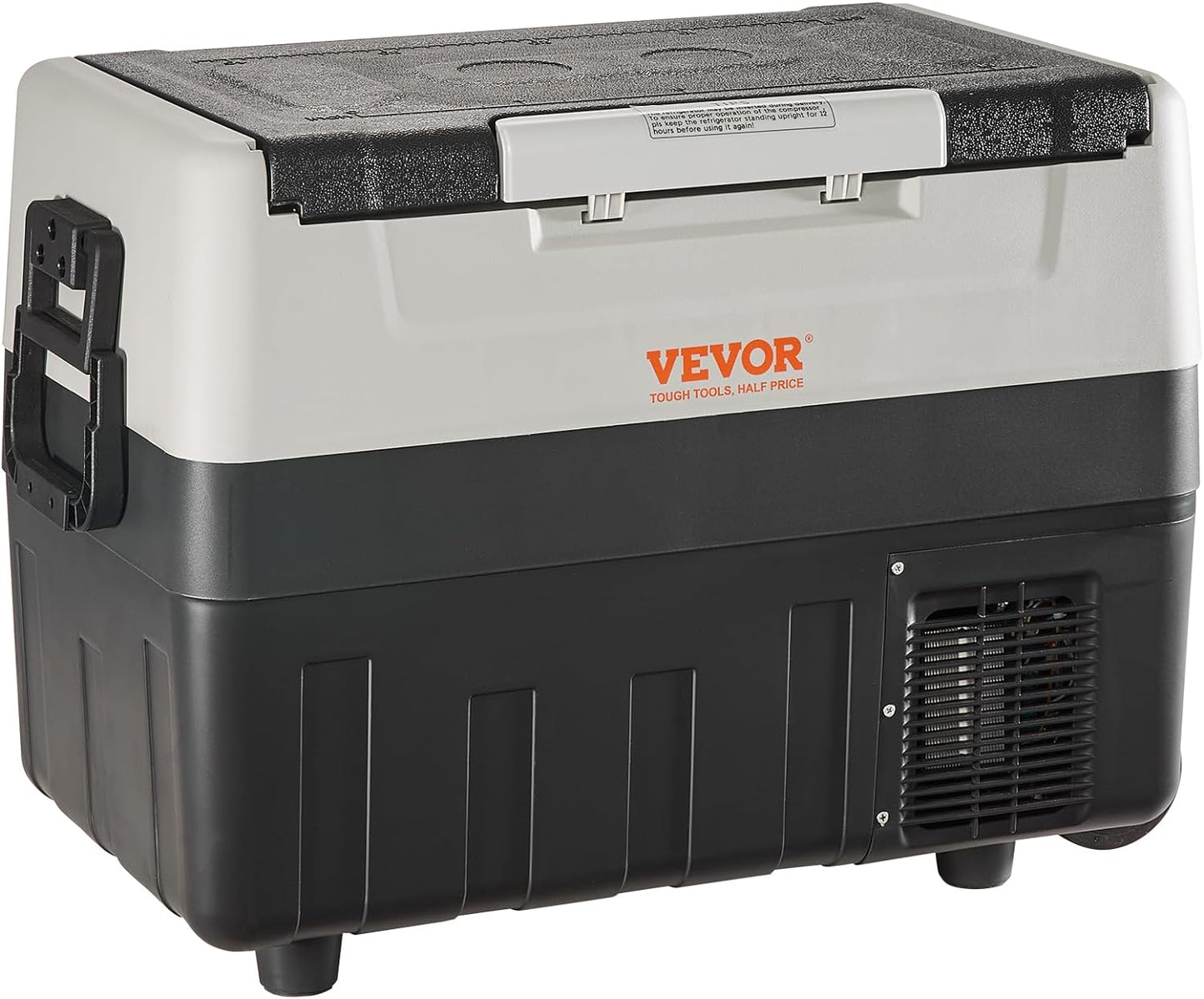 Glacière Électrique Portable De 45 L Réfrigérateur De Voiture Portable 12/24 V CC 100-240 V CA Frigo Voiture Double Zone 0,6 Kw.H -20 °C À 10 °C Réglable Congélateur Pour Camion Bateau Camping