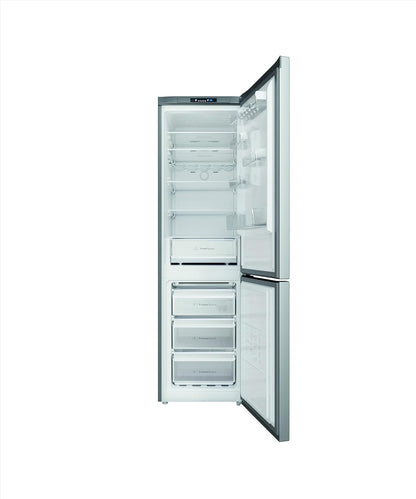Indesit INFC9TI22X Réfrigérateur Combiné - Total Nofrost, Pose Libre, 367L