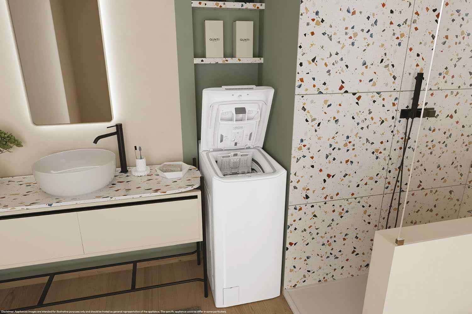 TCA273D2-S Lave Linge Top 7 Kg 1200 Rpm Classe Énergétique D