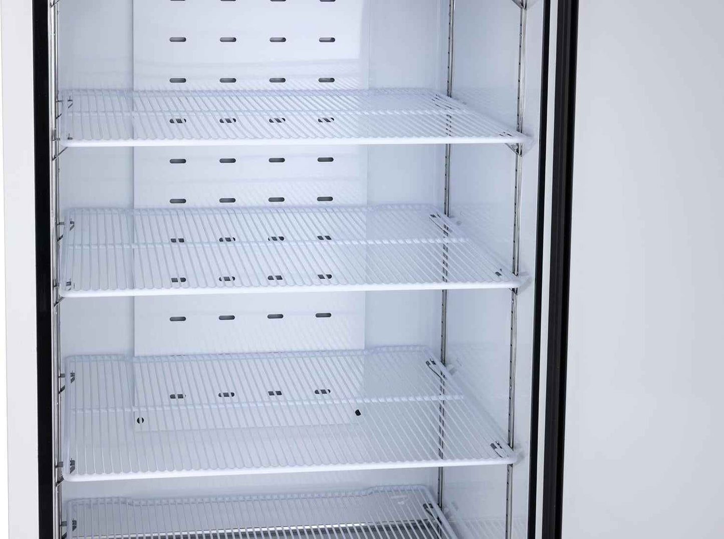 Réfrigérateur GRE6600, Aluminium, 77,5 X 72 X 193 Cm, 380 L, Froid Ventilé, 300 W, Pour GN 1/1, Avec Serrure, Blanc