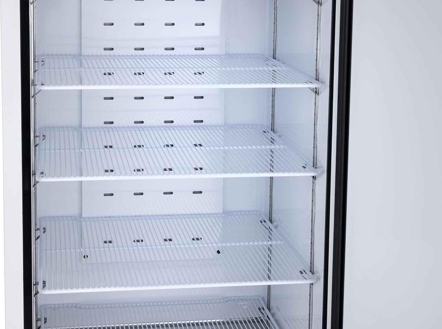 Réfrigérateur GRE6600, Aluminium, 77,5 X 72 X 193 Cm, 380 L, Froid Ventilé, 300 W, Pour GN 1/1, Avec Serrure, Blanc