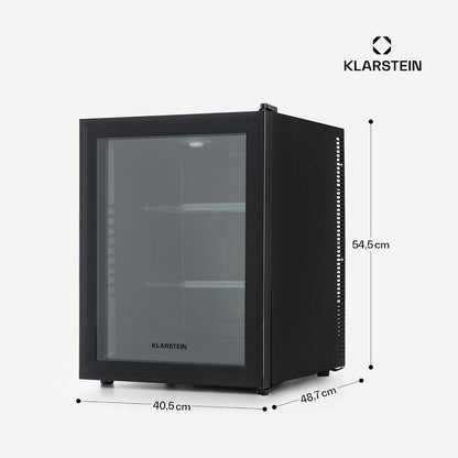 Petit Frigo De Chambre De 42L Pour Snacks Et Boissons, Top Silencieux, Mini Bar, Camping, Cosmetique, Refrigerateur Avec Étagères Réglables, 12-18°C