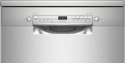 SMS2ITI12E - Série 2, Lave-Vaisselle Pose Libre - 60Cm - Home Connect - 12 Couverts - Moteur Ecosilence - Inox
