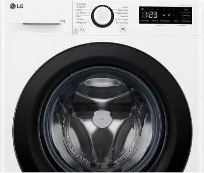 AI DD F4R3013NSWB Machine À Laver Classe a -10%, Charge Avant Série R3, Machine À Laver 13Kg, 1400 Tours, Aiwash, Lavage À La Vapeur, Moteur Direct Drive, Smart Diagnosis, Comptoir, Blanc
