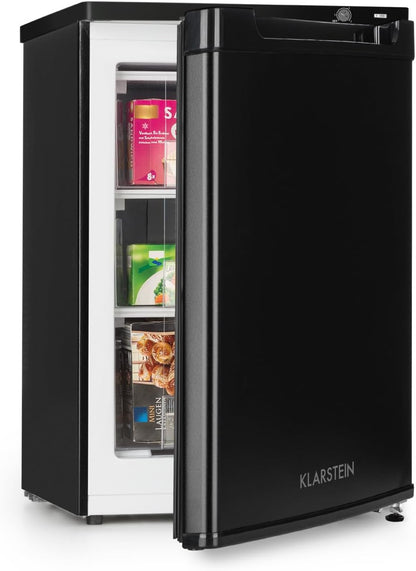 Mini Congelateur Armoire, Petit Congélateur Pour La Chambre Et La Maison, Mini Congélateur 80L, Congelateur Taille Compact Avec Etagères, Econome En Energie, Appareil À Glaçons Et Grattoir