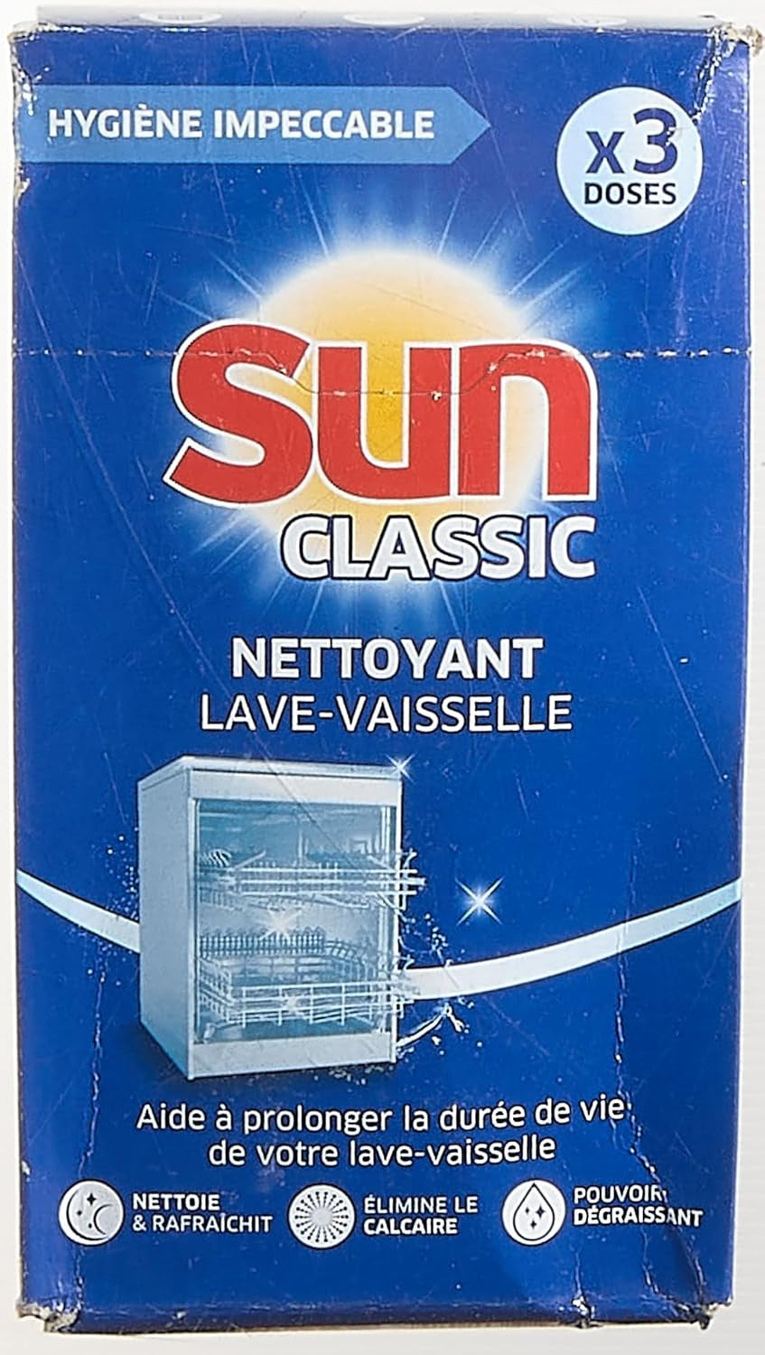 Nettoyant Lave-Vaisselle Classique 3 Doses Contre Le Calcaire Et Les Dépôts De Graisse
