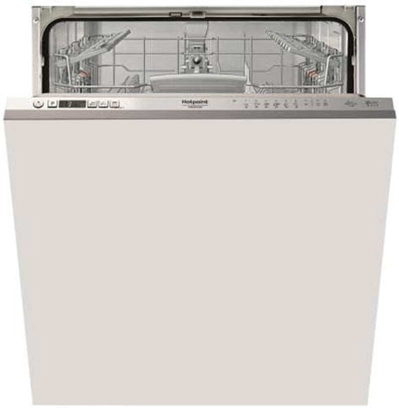 HOTPOINT ARISTON Lave Vaisselle Tout Integrable 60 Cm HIO 3 T 141 W, 14 Couverts, 9 Programmes, 41 Db