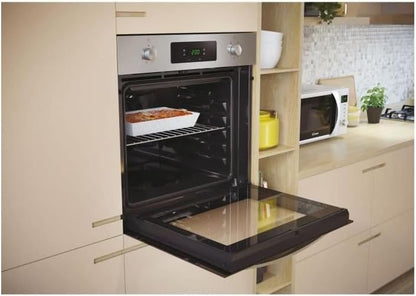 Four Pyrolyse - Chaleur Tournante  FICD X676 - Inox Et Noir - Classe A