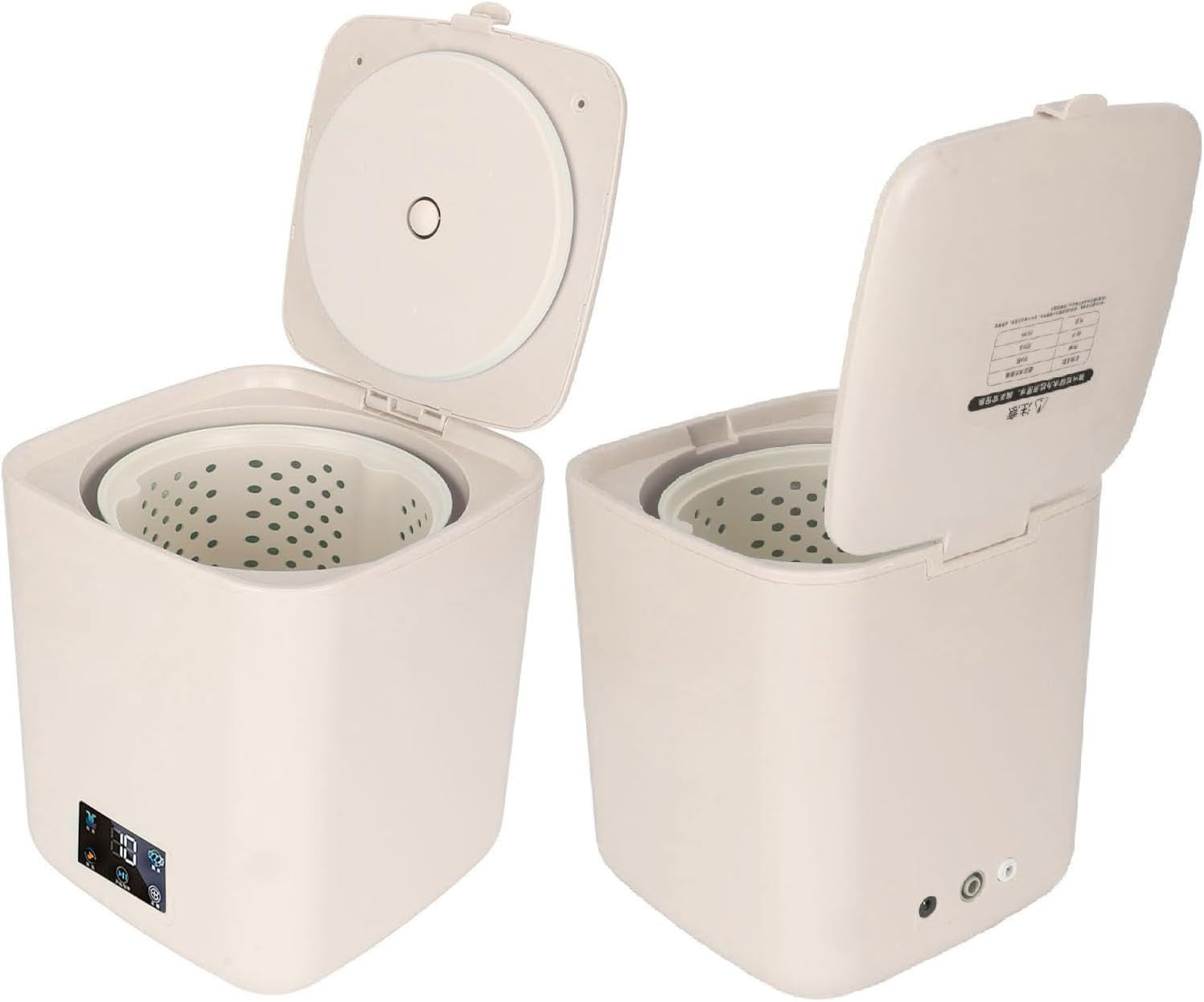 Petite Machine À Laver Automatique, Petite Machine À Laver Portable Mains Libres Pour Camping-Car Pour La Famille (Prise UE)